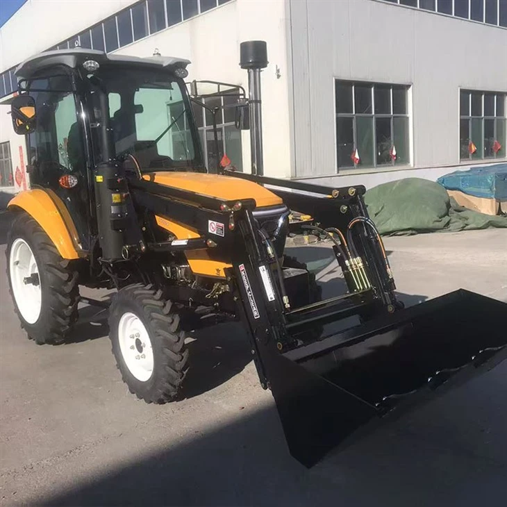 50HP Front Loader Tractor with Air-Conditioned Cabin – Built for Versatile Farming