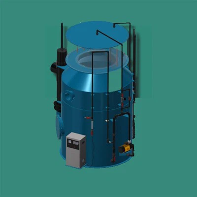 ХХ рециркулирајући систем аквакултуре --- протеинске скиммер